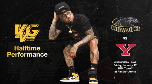 Turning Up at Halftime – Vincent Van Great Live at UW-Milwaukee vs. Youngstown State